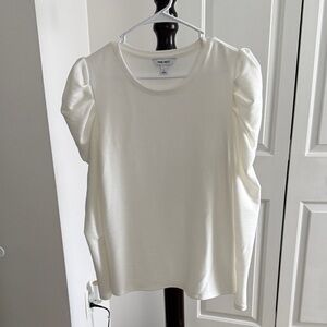 Nine West Cream Puff long Sleeve Top